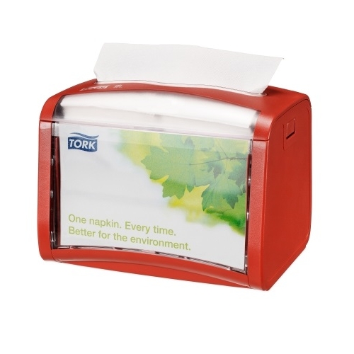 272612 Tork Xpressnap® Tabletop servetdispenser rood (N4)