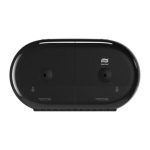 682008 Tork Elevation SmartOne mini twin toiletpapier dispenser kunststof zwart T9