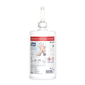 420103 Tork Premium alcohol gel voor handdesinfectie 6x1 ltr S1
